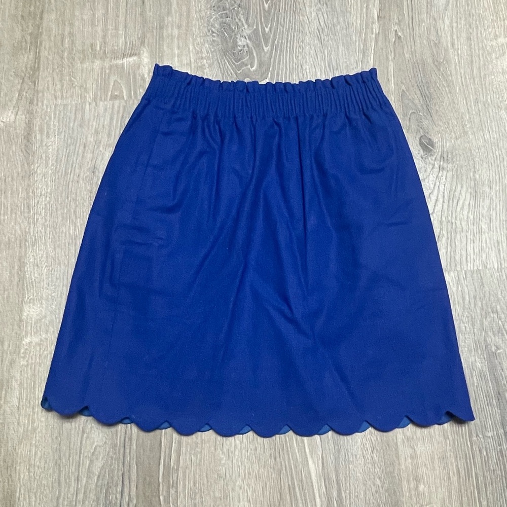 J. Crew Scalloped Skirt